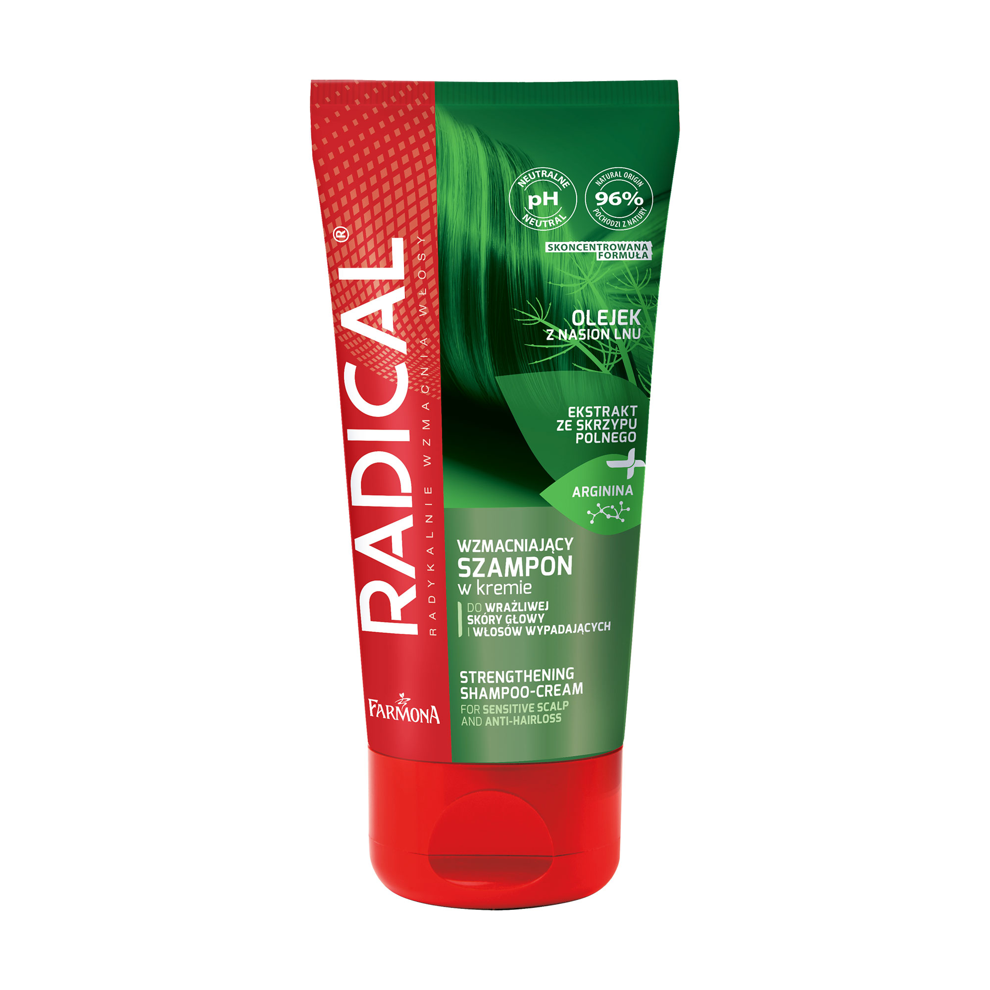 Зміцнювальний шампунь-крем Farmona Radical Shampoo-Cream проти випадіння волосся, 200 мл